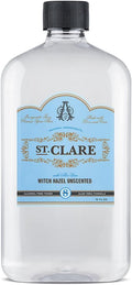 St Clare Aloe & Witch Hazel Facial Toner - Alcohol Free Witch Hazel Toner for Face & Skin (Unscented)