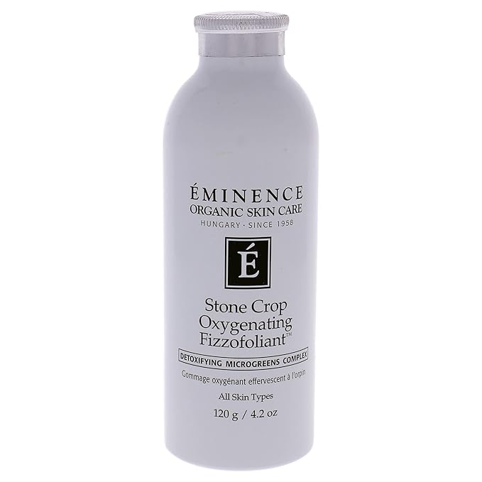Stone Crop Oxygenating Fizzofoliant by Eminence for Unisex - 4.2 oz Exfoliator