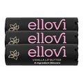 Ellovi Natural Lip Butter Lip Balm - Vanilla - Pure Enough to Eat - Made With Just 6 Vegan Ingredients - 100% Natural & Organic Moisturizing Lip Care for All Day Hydration (3-Pack)