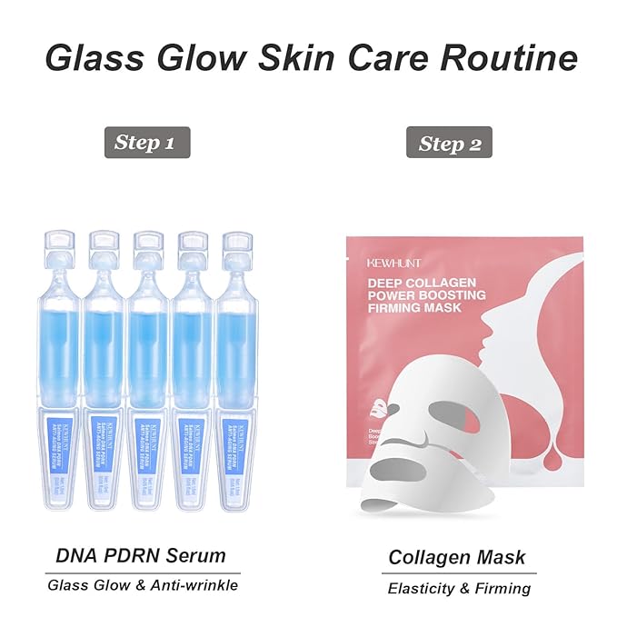 Deep Collagen Face Mask Overnight, Bio- Collagen Mask Real Deep Mask, Hydrating Hydrogel Masks with Low Molecular Collagen for Firming, Elasticity, Pore Minimizing 40g x 5ea Mothers Day Gifts