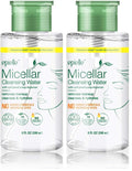 Epielle Micellar Cleansing Water | Makeup Remover for All Skin Types | Gently Cleanses Skin | 8 Fl Oz (2 Pack) | Ideal for Beauty Gifts, Spa Days, Gift Sets | Korean Skincare