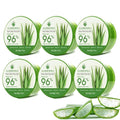 Aloderma Aloe Vera Gel Made within 12 Hours of Harvest with 96% Pure Organic Aloe Vera for Skin, Scalp, & Hair, Soothing Aloe Face Moisturizer, Multipurpose, Hydrating Aloe Gel, 7oz, 6-Pack