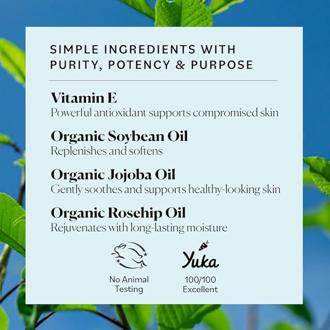 Sky Organics Vitamin E Oil Blend for Face, Organic Antioxidant Facial Oil, 36,000 IUs to Deliver Reparative Moisture and Soothe Dry, Damaged Skin, 100% Pure & Cold-Pressed, 3.97 fl oz, 117 ml