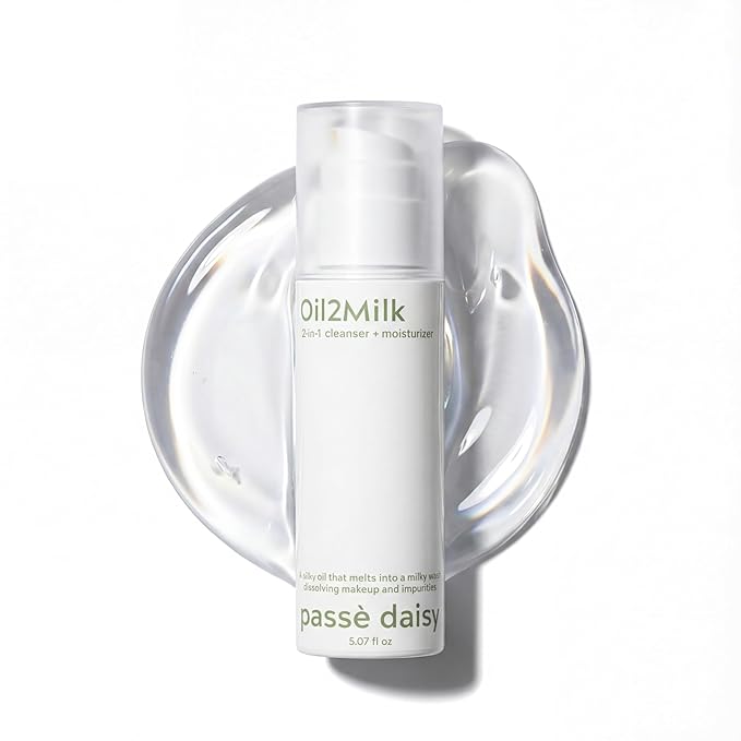 Oil2Milk Cleanser, Rich Cleansing Milk, Lumiere Velvet Makeup Remover, Renewing Gentle Face Cleanser, Calming Wash, 100% Natural Ingredients, For All Skin Types