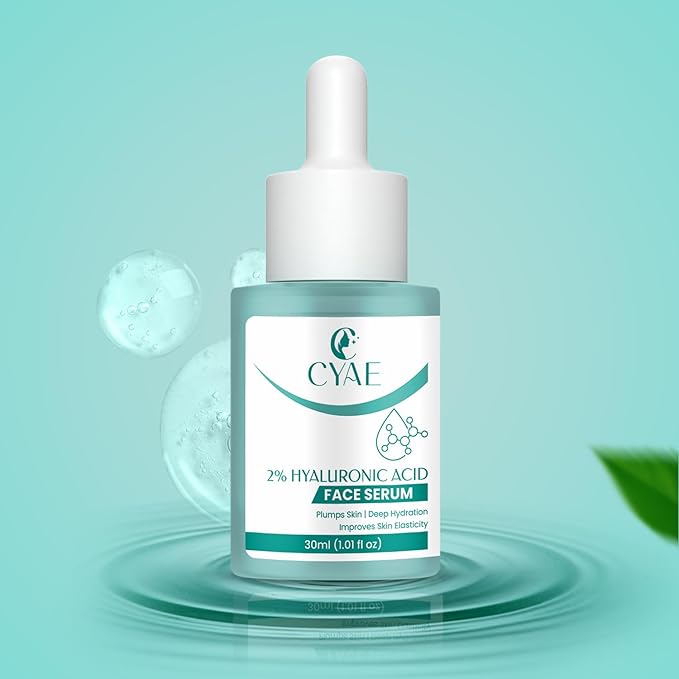 Hyaluronic Acid Face Serum 2% – Lightweight Hydrating Facial Serum for Smooth, Plump-Looking Skin – Daily Skincare for Men & Women, All Skin Types (10 ML) (30 ML)