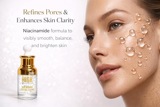 HIGH – Elixir Quartet Face Serum Set – Vitamin C, Retinol, Hyaluronic Acid & Niacinamide – Complete Daily Skincare Routine