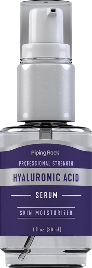 Piping Rock Hyaluronic Acid Serum for Face | 1 fl oz | Moisturizer for Skin and Body | Cruelty Free