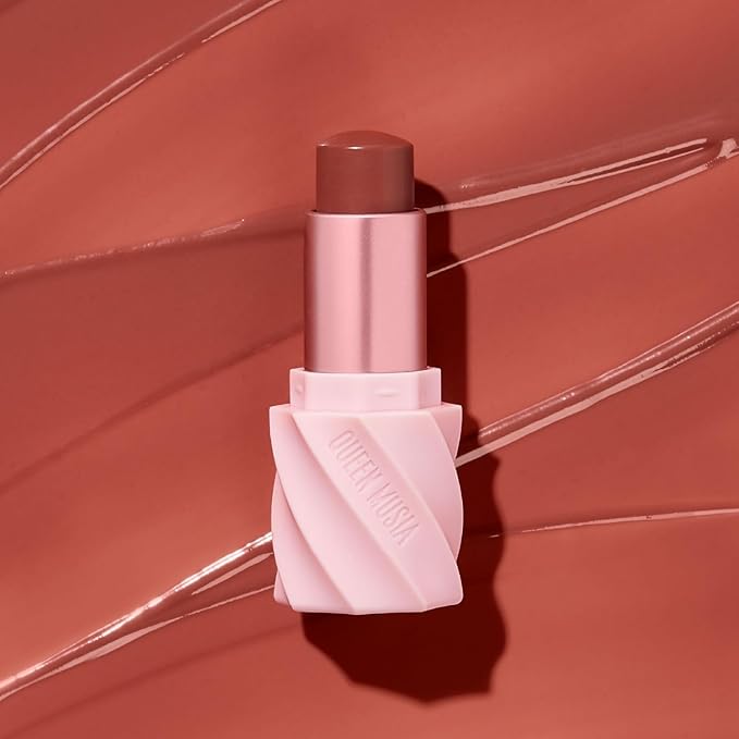 Queen Musia Skincare Supercharged Tinted Hydrabalm –– Hydrating Lip Balm for Women, Lip Gloss, Lip Mask, Sheer Tint, Moisturizing & Soothing, Vegan & Cruelty-free (NOSTALGIQUE)