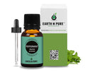 Earth N Pure Peppermint Essential Oil (Pudina Oil) Undiluted, Natural and Therapeutic Grade with Glass Dropper 15 ml