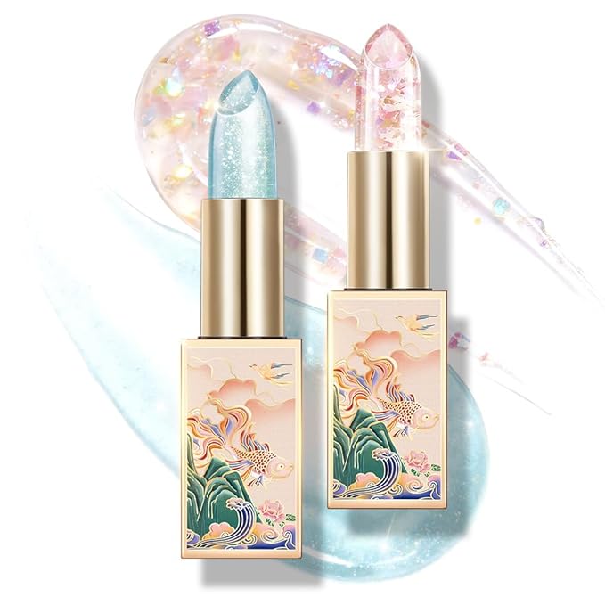 CATKIN Lip Balm Color Tinted Changing Lipstick Ultra Hydrating Lip Moistrurizer Lip Care with Vitamin E Nourishing For Cracked & Dry Lips 0.12 oz 2pcs (04+08)