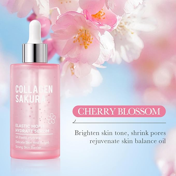Nourishing Face Essence 100ML for Women and Girls Intensive Liquid Hydration to Revitalize Dry Skin for a Smooth and Supple Complexion Sakura Essence One Size