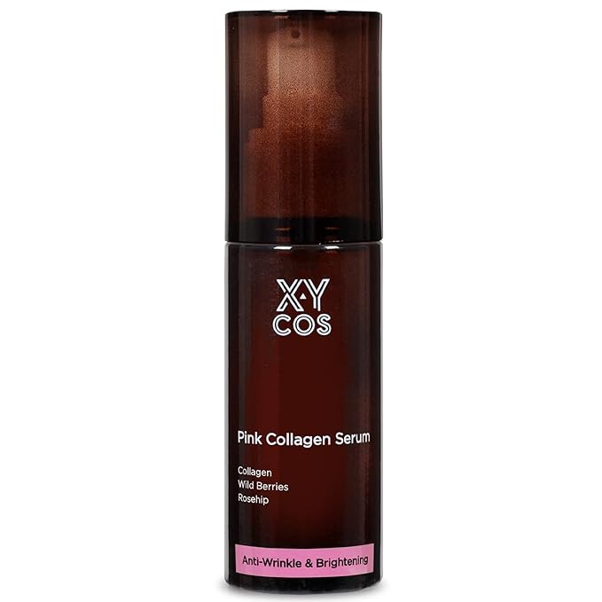 PINK COLLAGEN SERUM (1.7oz) |100% vegan, EVE Vegan Certified, Cruelty free, Clean beauty| Paraben Free,Wrinkle care light serum nourishes and renew skin