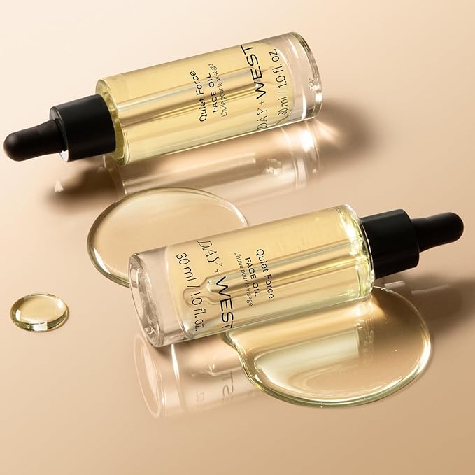 Day+West Hydrating Face Oil for Women – Rosehip & Squalane Oil for Sensitive Skin, Gentle Moisturizing Vitamin C, Natural & Essential Oils for Gua Sha Use, Healthy Glowing Skin Care -30ml