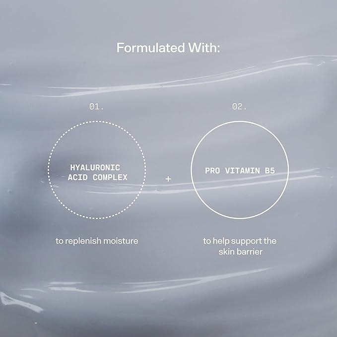 Versed Water Rush Intensive Hydrating Serum - Hyaluronic Acid Serums for Face with Vitamin B5 - Lightweight Face Serum for Dry Skin - Sensitive Skin-Approved & Clinially Tested (1 fl oz)