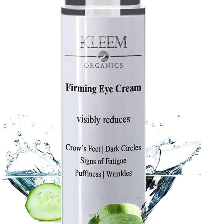 Kleem Under Eye Cream for Dark Circles and Puffy Eyes - Anti Aging Eye Cream with Peptides and Niacinamide that Reduces Eye Bags, Crow's Feet, Fine Lines & Sagginess - Eye Cream for Wrinkles, 0.51oz