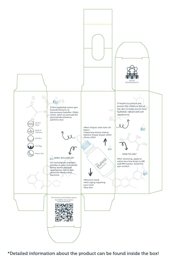 The Purest Solutions Intensive Hydration Serum (Hyaluronic Acid 2% + B5) - Moisturizing Anti-Aging Care for All Skin Types - Vegan | Cruelty Free | Eco Friendly (1 fl. oz)