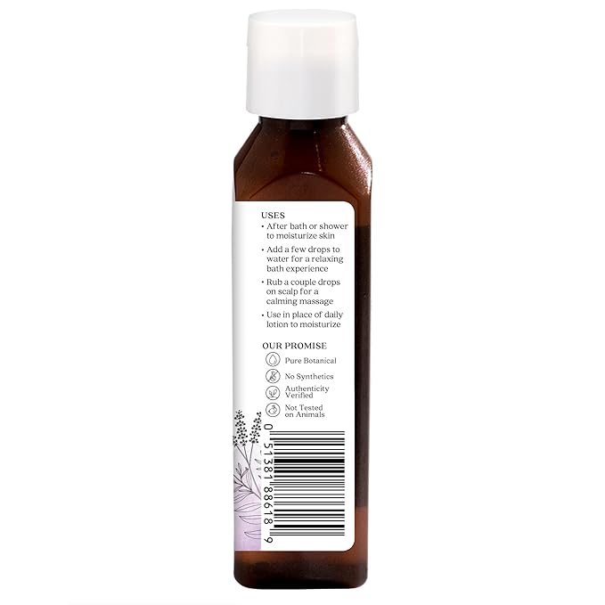 Aura Cacia Body Oil, Relaxing Lavender, 4 Fluid Ounce