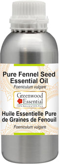 Greenwood Essential Pure Fennel Seed Essential Oil (Foeniculum vulgare) Steam Distilled 300ml (10.1 oz)