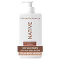 Native Body Lotion, Coconut & Vanilla, 48-Hour Hydration for Dry & Sensitive Skin, Made with Plant-Based Moisturizers like Shea Butter, Silicone & Paraben Free, 16.5 fl oz