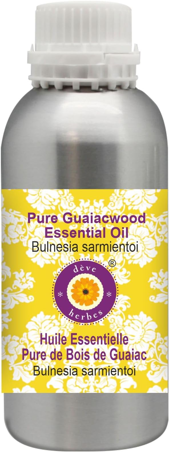 Deve Herbes Pure Guaiacwood Essential Oil (Bulnesia sarmientoi) Steam Distilled 630ml (21 oz)