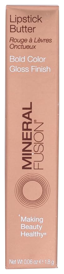 Mineral Fusion Lipstick Butter, Luscious, 0.06 Ounce