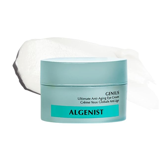 Algenist GENIUS Ultimate Anti-Aging Eye Cream - Firming Under Eye Cream with Vegan Collagen + Microalgae Oil - Helps to Visibly Plump, Smooth and Restore Radiance To Delicate Eye Area (15ml)