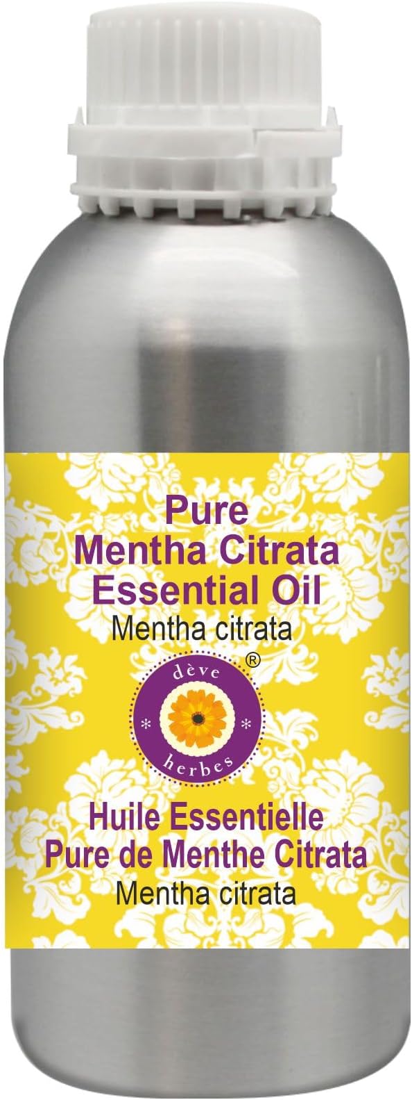 Deve Herbes Pure Mentha Citrata Essential Oil (Mentha citrata) Steam Distilled 1250ml (42 oz)