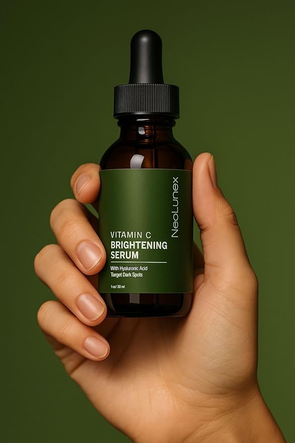 Vitamin C Facial Serum – Dark Spot Brightening Serum – Smooth, Even Skin Texture – Deep Hydrating – Sensitive-Skin Safe – Botanical & Anti-Aging Facial Complex