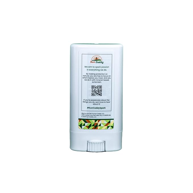 Mineral Sunscreen Stick SPF 30 - Zinc Oxide Sunblock for Golfers & Athletes, Non-Greasy Grip, Sweat Resistant, Travel Size