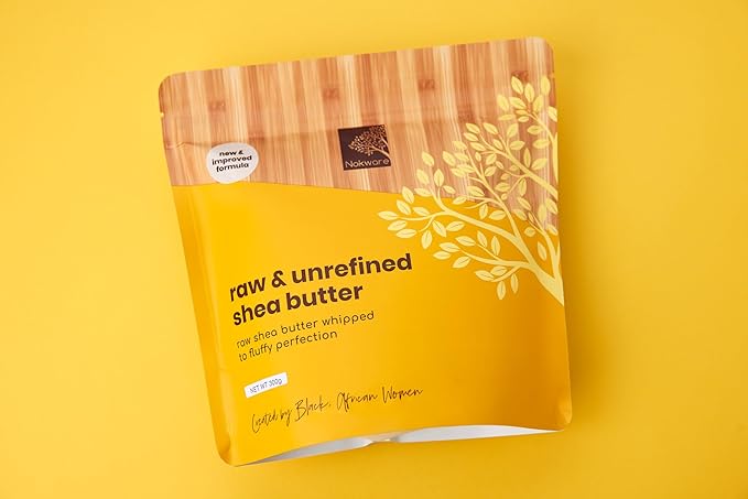 Raw Shea Butter - 100% Natural, Lightweight, Ghana Shea Butter Whipped for Hair, Face & Body - Unrefined, Pure, Handmade, Vegan, Eco-friendly, Skincare- 350g