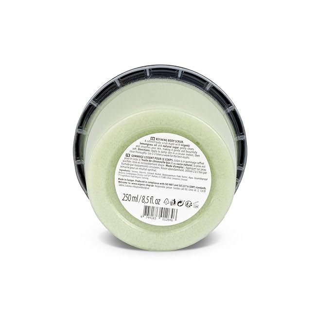 Organic Shop Body Scrub Natural Provence Lemongrass and Sugar 250ml
