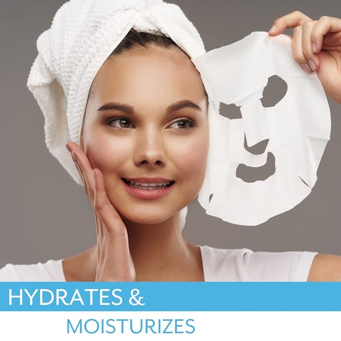 Patchology Moodmask Get Dewy With It Facial Sheet Mask - Men and Women Face Masks Skincare Sheet for Moisturizing, Hydrating, and Dewy Skin - Best Face Sheets Moisturizer (1 Count)