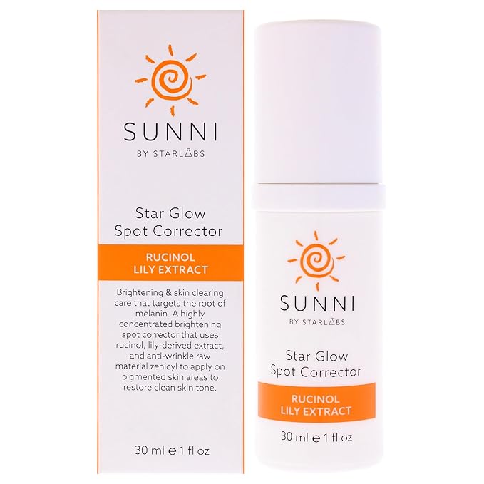 StarLabs Beauty Facial Serum with Rucinol, Lily Extracts, and Zenicyl - Korean Face Serum for Smooth, Even-Looking Skin - Cruelty Free - 1 oz