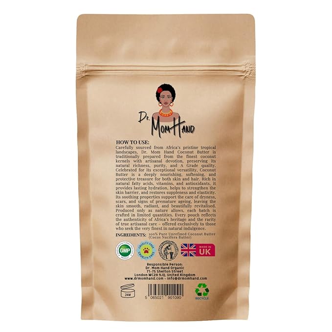 Organic Raw Coconut Butter | 100% Pure,Natural & Unrefined 3.53oz, African Wild Coconut Oil