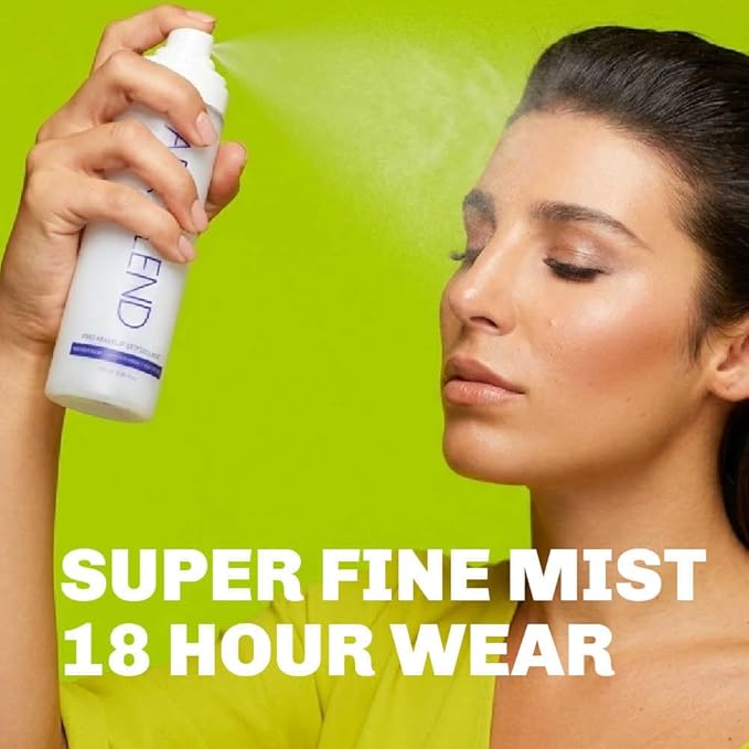 AEROBLEND Pro Makeup Setting Mist – Large 100 ml (3.38 fl oz) Matte Setting Spray – Waterproof, Smudge-Proof, Long-Lasting Hold
