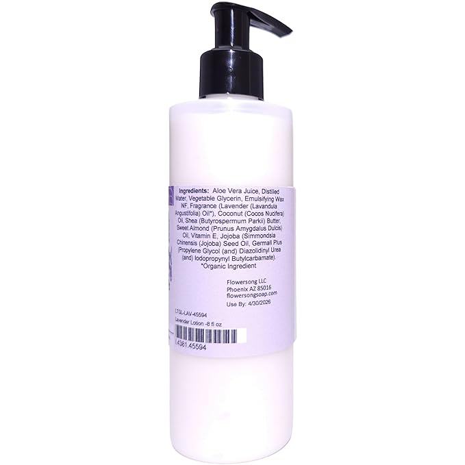 Blossom to Bath Lavender Lotion (8 Ounce) - Pure Essential Oil Fragrance - Absorbs Quickly with a Relaxing Comforting Scent