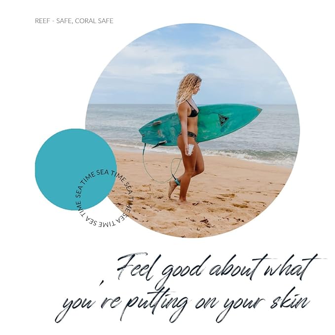 Reef Safe Sunscreen SPF 50 Mineral Face Stick - Travel Size, Biodegradable, Hawaii & Mexico Approved, Zinc Oxide, Oxybenzone & Octinoxate Free, 80 Min Water Resistant, TSA Approved by Coral Safe