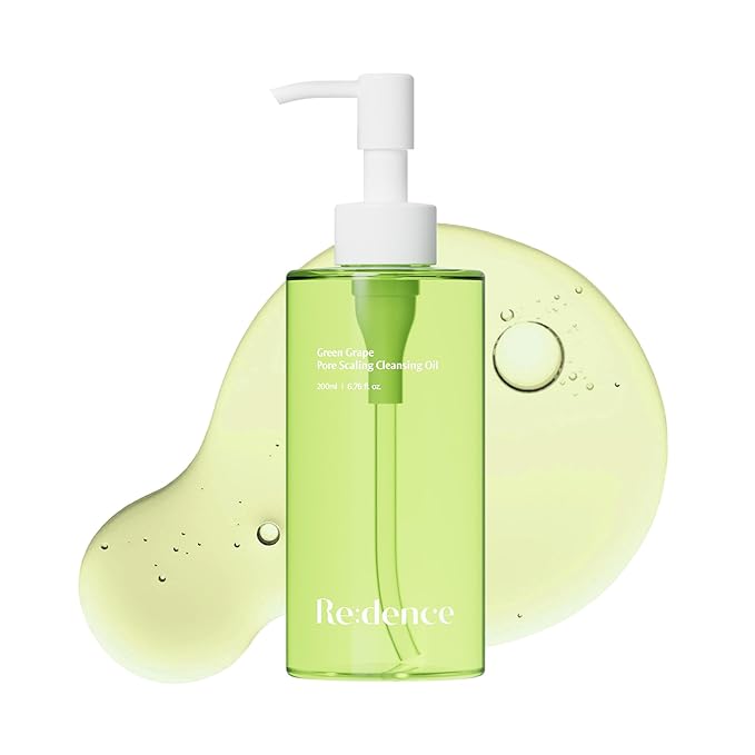 redence] 500,000ppm Grape Seed Cleansing Oil 200ml/6.76fl.oz | Korean Deep Pore Cleanser & Makeup Remover | Gentle Exfoliating Oil for All Skin Types