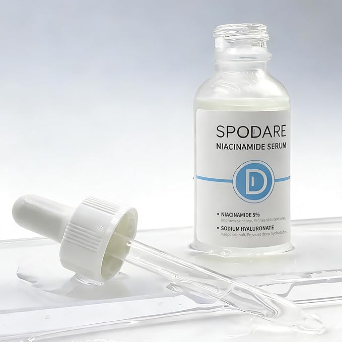 SPODARE Niacinamide Serum, Sodium Hyaluronate, Salmon PDRN, 1.01 fl.oz Facial Serum, Hydrating & Smoothing Care, Improve Skin Tone - 30ml