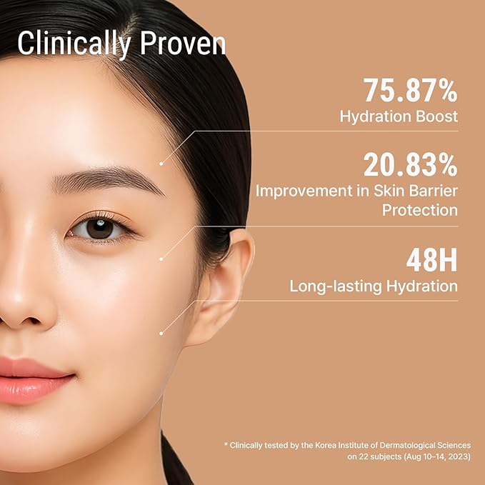 Ultra Moisturizing Derma Face Cream - Deep Hydrating Facial Moisturizer - EWG, Vegan Certified Oil Free Korean Skin Care 1.69 fl oz