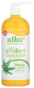 Alba Botanica Hempquility Hand & Body Lotion, Cannabis Sativa Seed Oil, 32 Oz