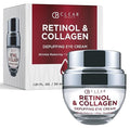 Clear Beauty Retinol Eye Cream with Collagen - Anti-Aging, Hydrating & Reduces Puffiness & Wrinkles - Dermatologist Tested, Cruelty-Free Korean Skin Care for All Skin Types - 1.01 Fl. Oz