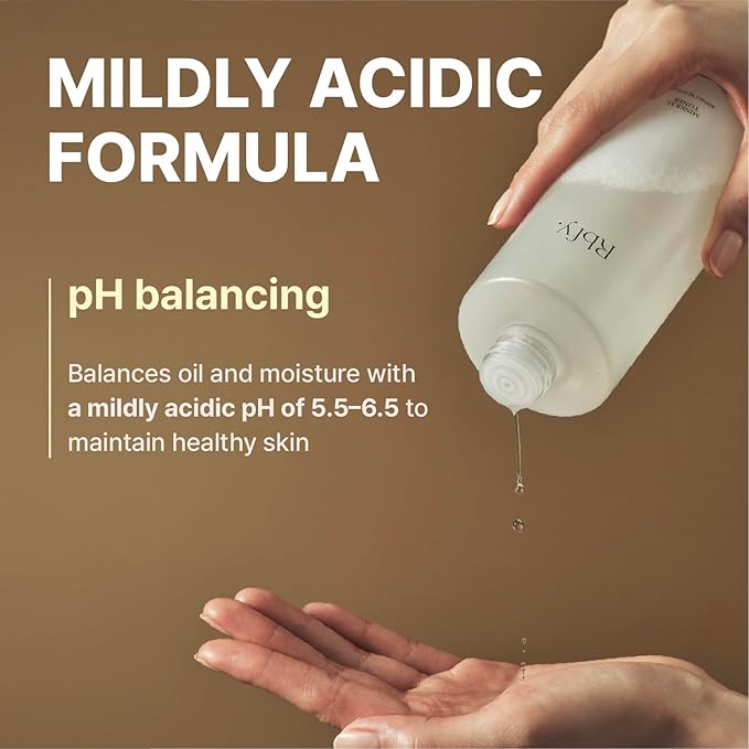 Rbfy Mineral Toner - Low-Irritant Face Toner Essence for Hydration, Soothing & Refined Skin with 50,000ppm Nutrient-Rich Mineral Water, Hyaluronic Acid | Vegan Korean Skincare (10.14 fl oz)