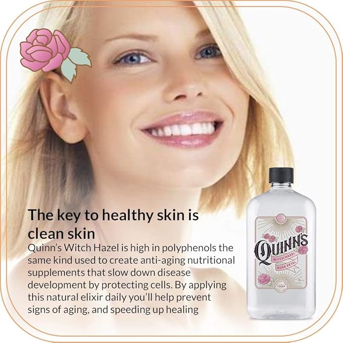 Quinn’s Alcohol Free Witch Hazel Rose 16 oz. & Quinn’s Alcohol Free Witch Hazel Lavender 16 oz.