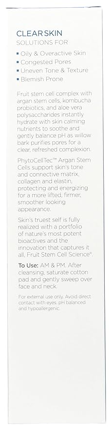 Andalou Naturals Toner Ounces, Willow Bark Pure Pore, 6 Fl Oz