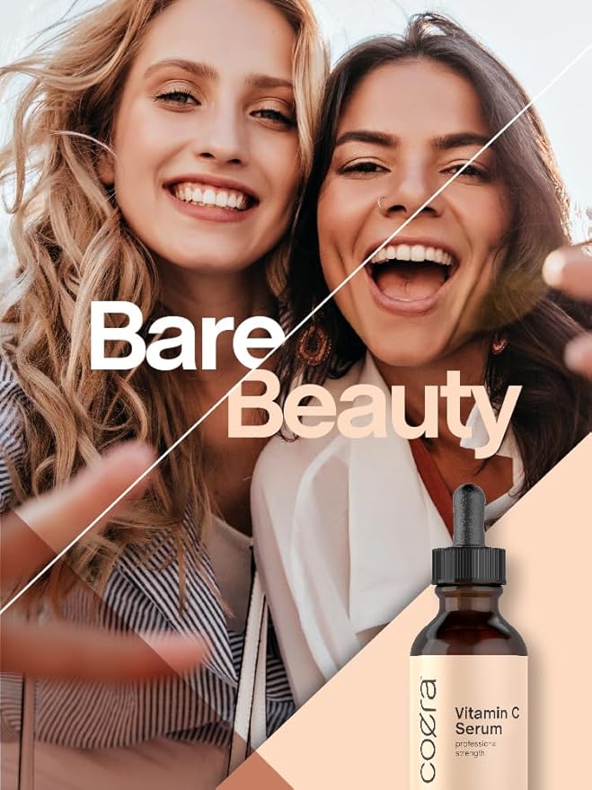 Coera Vitamin C Face Serum | 12% with Ascorbic Acid | 2 fl oz | Hydrating and Moisturizing for Dark Spots | Paraben & SLS Free