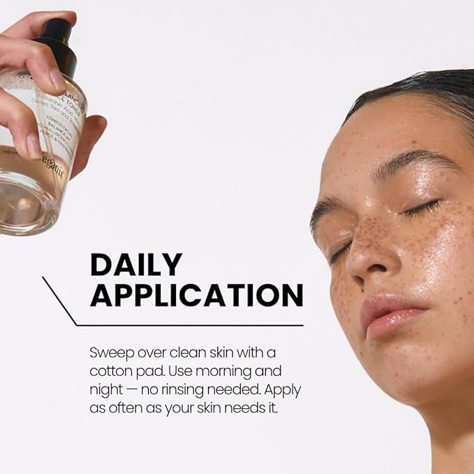 PH Balance Face Toner Spray with Hyaluronic Acid, Green Tea & Raspberry — Hydrating Pore Minimizer Mist for Sensitive Skin, 4.22 Fl Oz