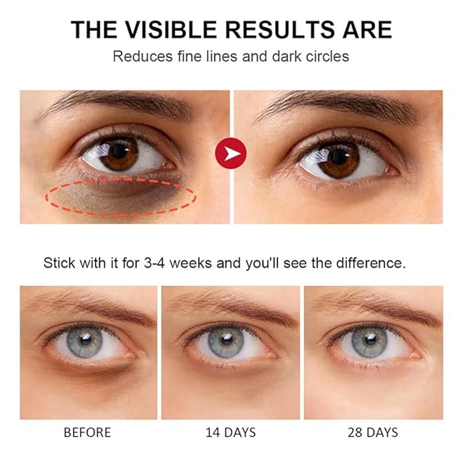 Retinol Eye Stick, Retinol Eye Cream With Collagen,Hyaluronic Acid For Dark Circle, Wrinkles, Under EyeCream Anti Aging, Reduces Puffiness Fine Lines, Visible Results in 3-4 Weeks