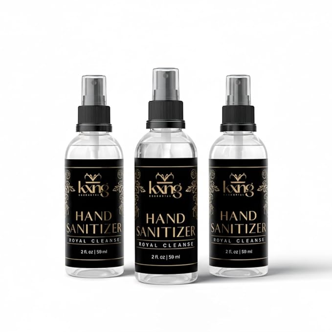 KXNG Cosmetics Men’s Skin Care Essentials Pack | Body & Beard Butters with Travel-Size Hand Sanitizer for Men | Daily Moisturizing & Hygiene Care Set | Ideal for Hands, Feet & All Skin Types