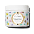 LALICIOUS Birthday Cake Shimmering Sugar Scrub for Body, Exfoliating Body Scrub, Moisturizing Body Exfoliator with Coconut Oil & Honey for Radiant Skin, Zero Greasy, No Parabens | TRAVEL SIZE (2oz)